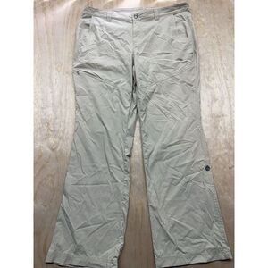 Eddie Bauer Women’s Hiking Pants Travex Sz 18 Beige Tan Convertible Pockets EUC